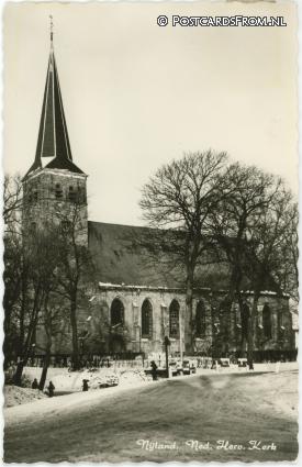 ansichtkaart: Nijland, Ned. Herv. Kerk