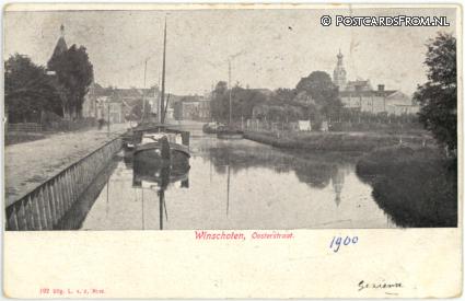 Winschoten, Oosterstraat ansichtkaart: Winschoten, Oosterstraat