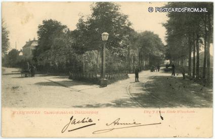 Winschoten, Garstestraat en Stationsweg ansichtkaart: Winschoten, Garstestraat en Stationsweg
