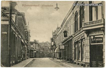 ansichtkaart: Winschoten, Blijhamsterstraat