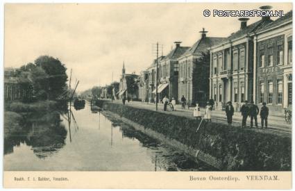 ansichtkaart: Veendam, Boven Oosterdiep