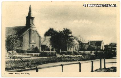 ansichtkaart: De Wilp GN, Herv. Kerk