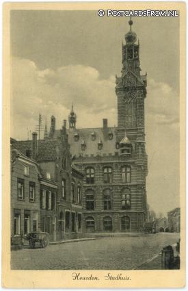 ansichtkaart: Heusden, Stadhuis