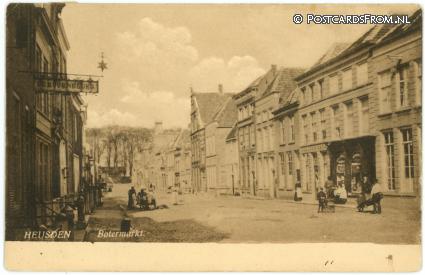 ansichtkaart: Heusden, Botermarkt
