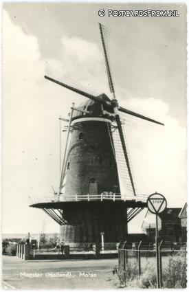ansichtkaart: Monster, Molen