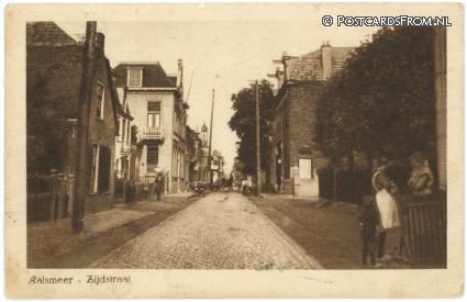 ansichtkaart: Aalsmeer, Zijdstraat