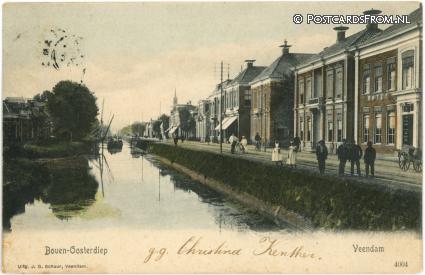 ansichtkaart: Veendam, Boven-Oosterdiep