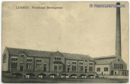 ansichtkaart: Lemmer, Provinciaal Stoomgemaal