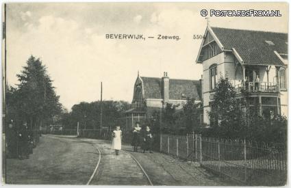Beverwijk, Zeeweg ansichtkaart: Beverwijk, Zeeweg