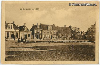 ansichtkaart: Lemmer, De Lemmer in 1886