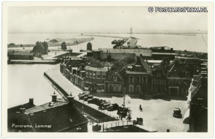 ansichtkaart: Lemmer, Panorama