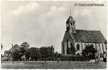 ansichtkaart: Avenhorn, Herv. Kerk
