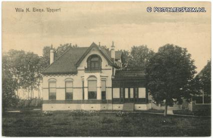 ansichtkaart: Usquert, Villa H. Elema