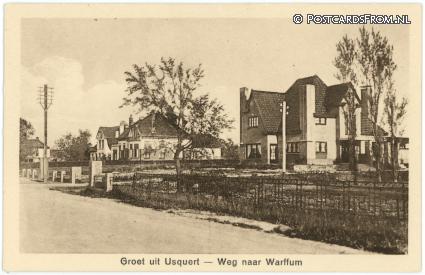 Usquert, Weg naar Warffum ansichtkaart: Usquert, Weg naar Warffum