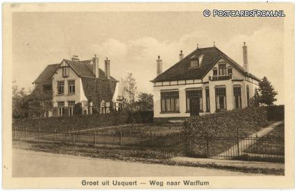 Usquert, Weg naar Warffum ansichtkaart: Usquert, Weg naar Warffum