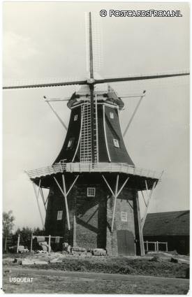 ansichtkaart: Usquert, Molen