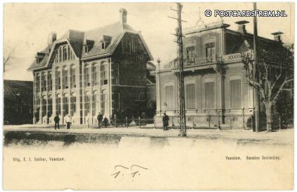 ansichtkaart: Veendam, Beneden Oosterdiep