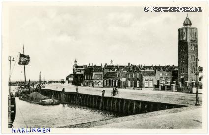 Harlingen, Vuurtoren met Dok ansichtkaart: Harlingen, Vuurtoren met Dok